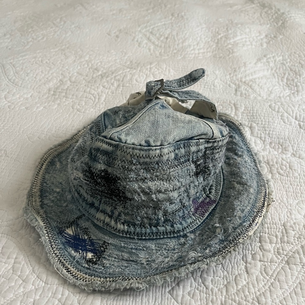 Kapital Denim Distressed Bucket Hat
